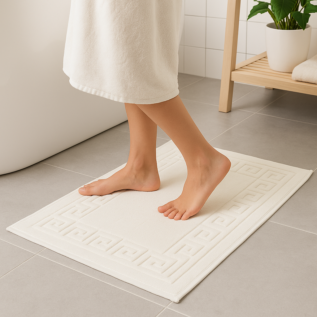 Toalla de Piso Blanca 50x75 cm | 100% Algodón - Image 2