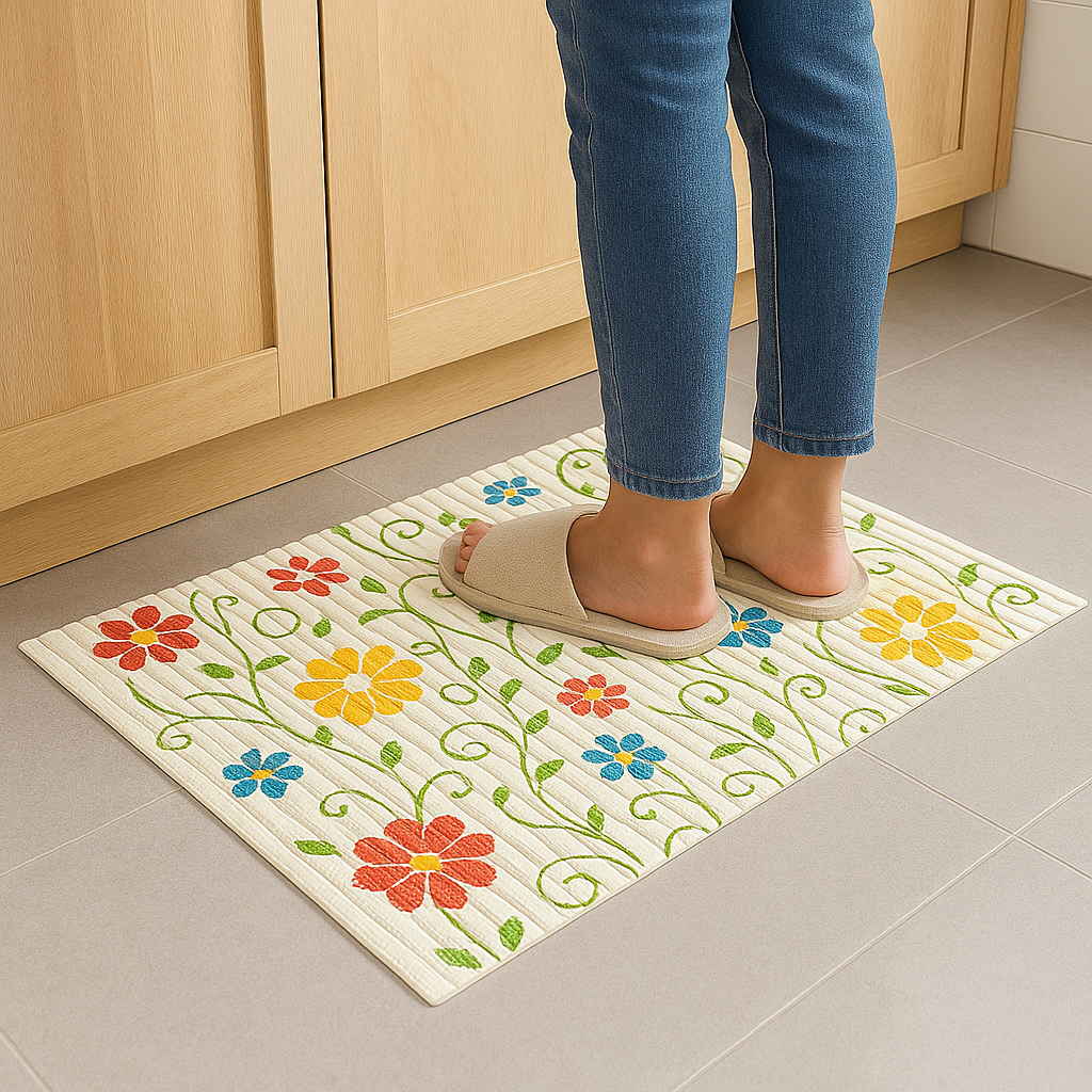 Tapete EM PVC Estampado Floral - Image 2