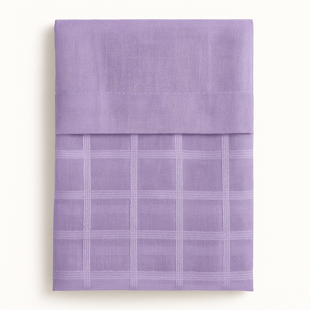 Cortina para Sala 55” x 90” Color Lila | 100% Poliéster