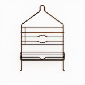 Organizador de Baño TIDY HOUSE 2 Niveles | Metal Color Café