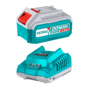 Set TOTAL Batería 20V 4.0Ah + Cargador | Para Herramientas Inalámbricas