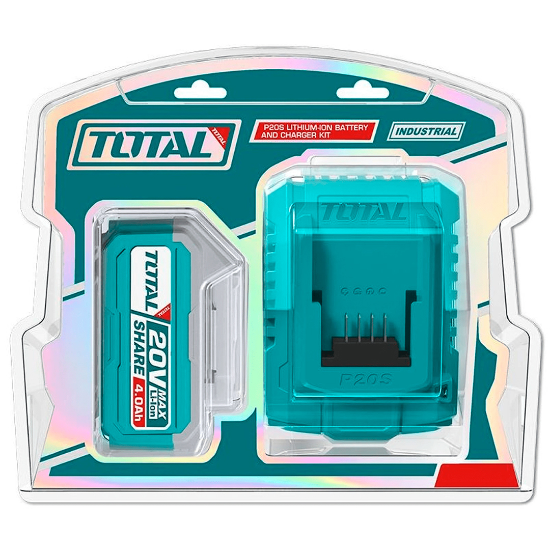 Set TOTAL Batería 20V 4.0Ah + Cargador | Para Herramientas Inalámbricas - Image 2