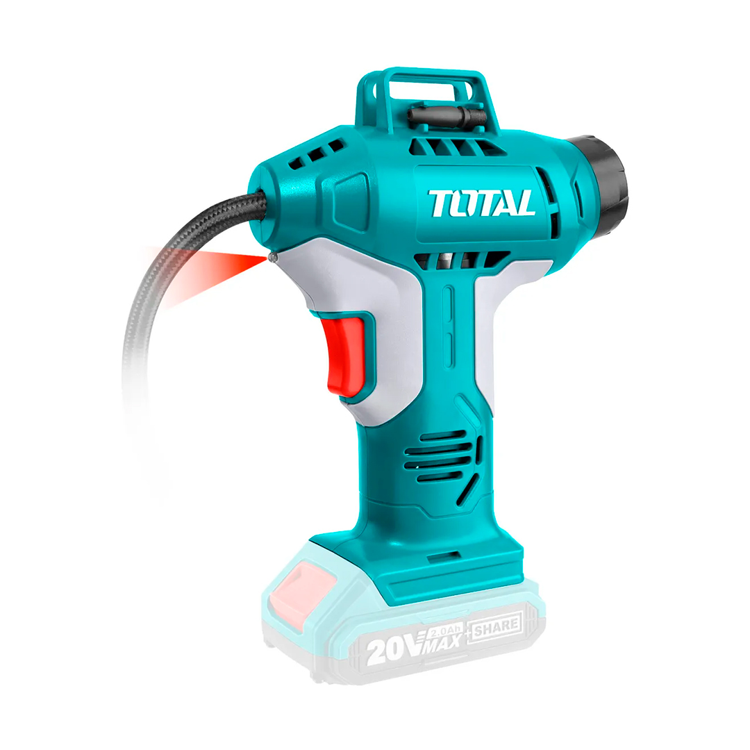 Compresor Inalámbrico TOTAL 20V | Portátil y Eficiente