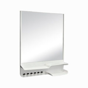 Gabinete Plástico con Espejo 26.6x35x6.5 cm | Color Blanco