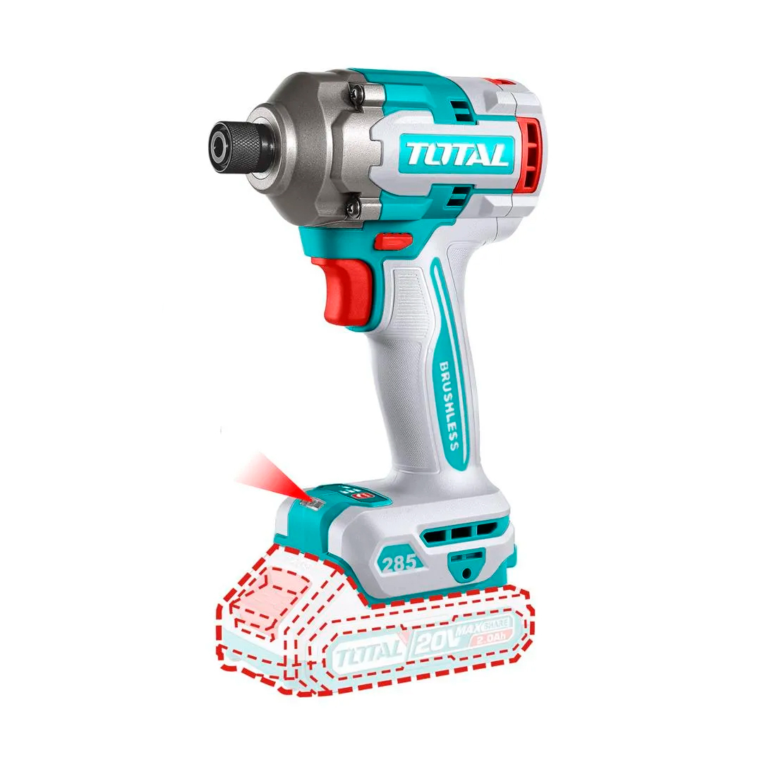 Atornillador Inalámbrico TOTAL 1/4” + Taladro 1/2” | 285N de Torque - Image 2