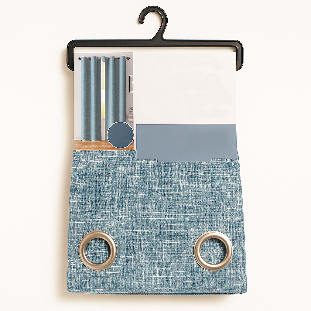Cortina Blackout 54" x 90" con Ojales | Color Teal