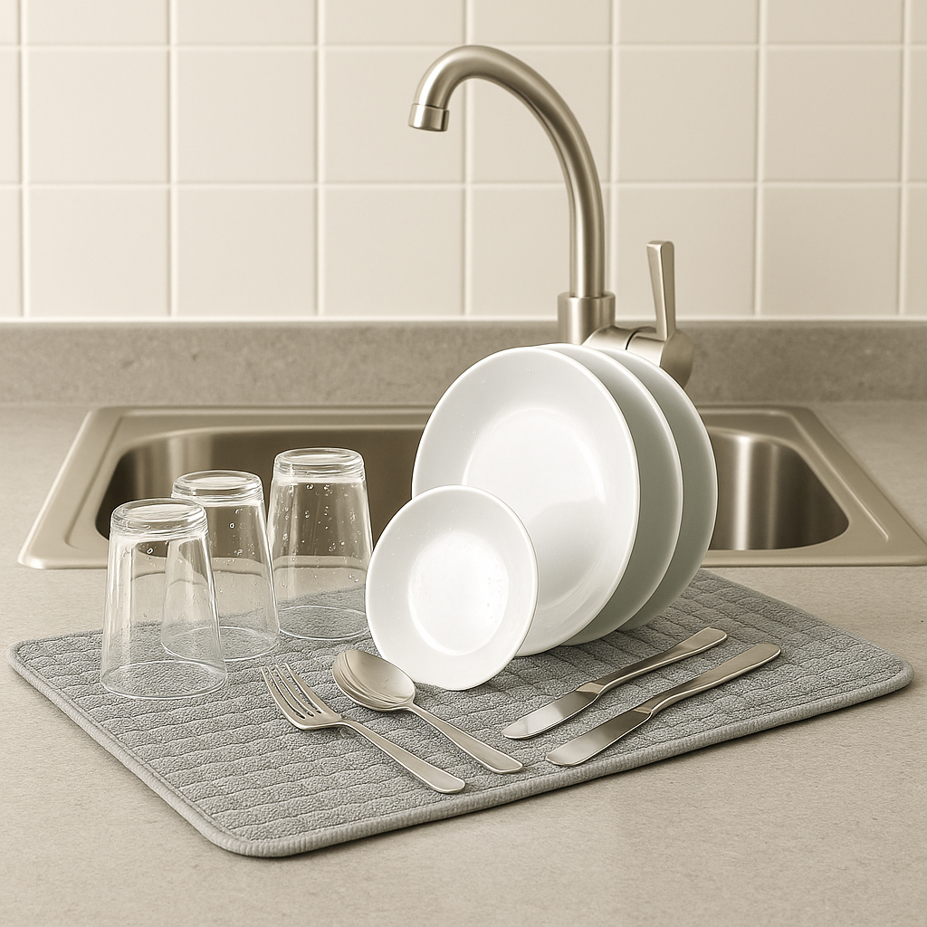 Tapete Escurridor de Microfibra 15" x 20" | Lavable - Image 2