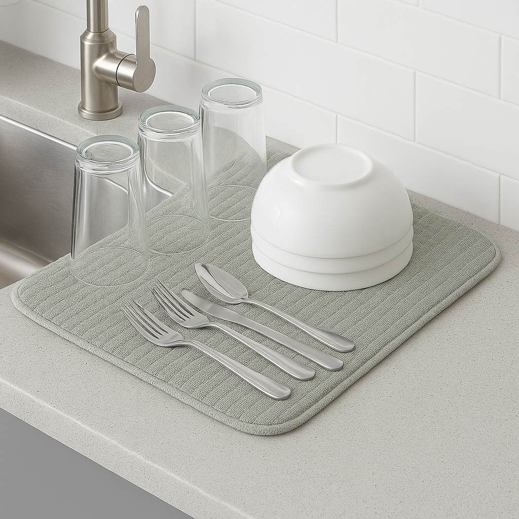Tapete Escurridor de Microfibra 15 x 20” | Lavable - Image 2