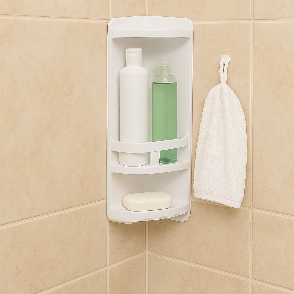 Esquinera para Baño de Plástico | Color Blanco - Image 2