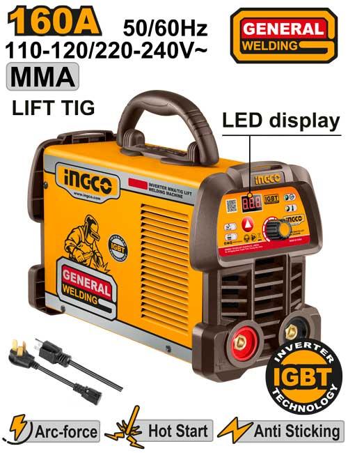 SOLDADOR INVERSOR 160 AMP INGCO - Image 2