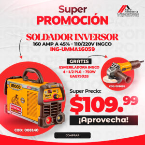 Soldador Inversor 160A